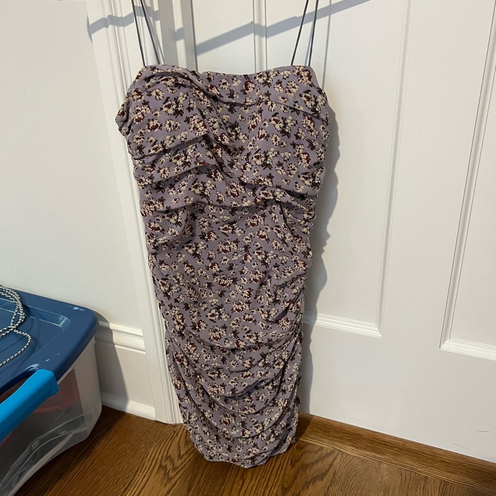 Purple mini dress